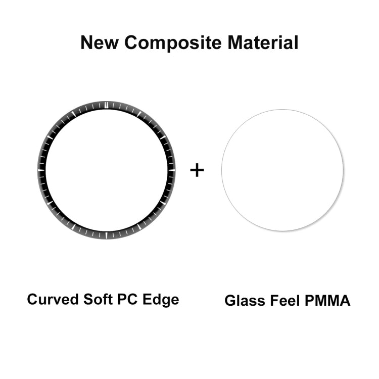 5pcs For Huawei Watch 4 Pro ENKAY 3D Full Coverage Soft PC Edge + PMMA HD Screen Protector Film