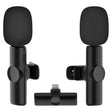 Bluetooth  Mini Microphone Wireless Lavalier Noise Reduction Microphone for iPhone / iPad, with 8 Pin Receiver & Dual Microphones - free shipping - PMC TechLife - Order now!