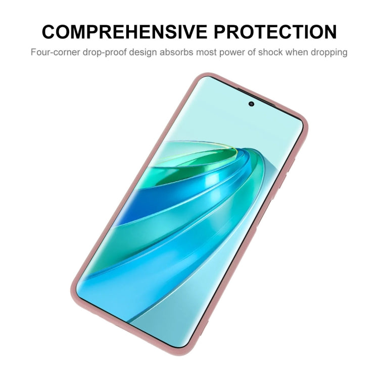 For Samsung Galaxy A54 5G ENKAY Liquid Silicone Phone Case with Tempered Film(Light Green)