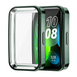 For Huawei Band 10 / 9 / 8 ENKAY Hat-Prince Full Coverage Electroplated Soft TPU Case with Screen Protection(Dark Green) - Watch Cases by ENKAY | Online Shopping South Africa | PMC TechLife | Buy Now Pay Later Mobicred