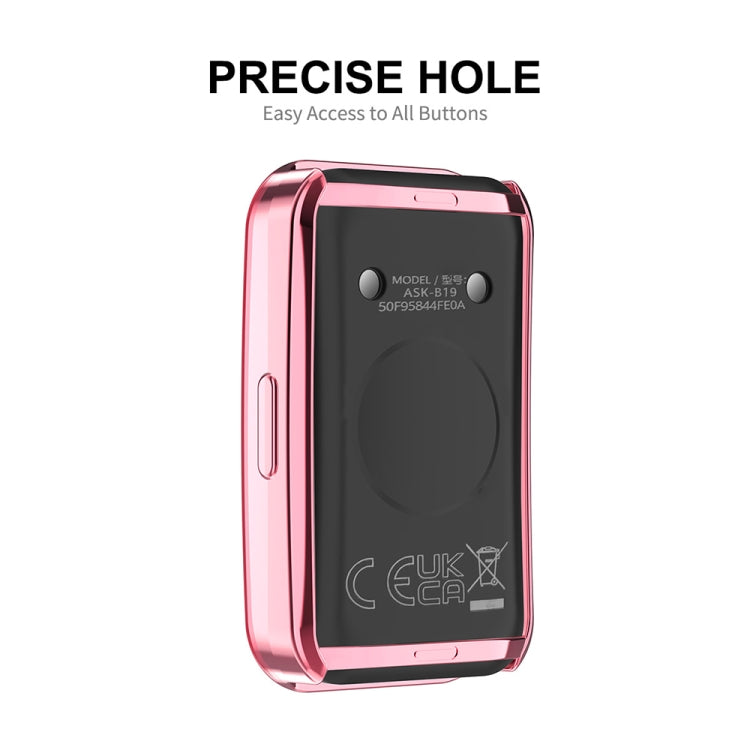 For Huawei Band 10 / 9 / 8 ENKAY Hat-Prince Full Coverage Electroplated Soft TPU Case with Screen Protection(Pink)
