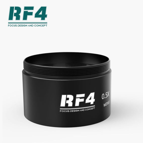 Ten-fold With Scale Microscope Wide-angle Eyepiece, RF4 0.5X microscope multiplier lens:600