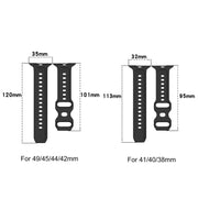 For Apple Watch 4 40mm Reverse Buckle Dot Texture Silicone Watch Band(Midnight Blue)