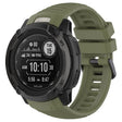 Compatible with Garmin Instinct 2X Sports Silicone Replacement Watch Band(Green) - Watch Bands by PMC TechLife | Online Shopping South Africa | PMC TechLife | Buy Now Pay Later Mobicred