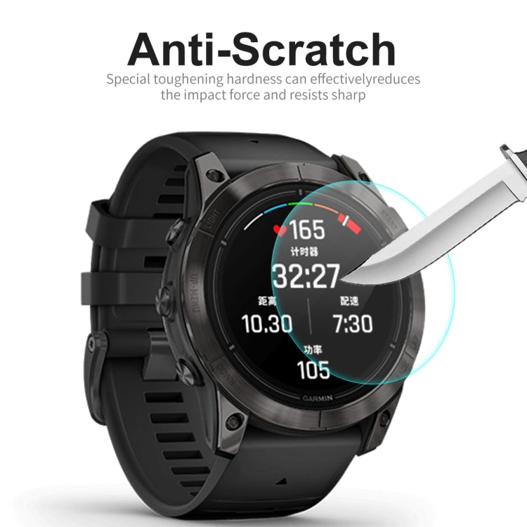 Compatible with Garmin Epix Pro Gen 2 51mm 10pcs ENKAY 0.2mm 9H Tempered Glass Screen Protector Watch Film