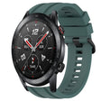 For Huawei Watch GT3 Pro 46mm Long & Short Sports Solid Color Silicone Watch Band Set(Olive Green) - Watch Bands by PMC TechLife | Online Shopping South Africa | PMC TechLife