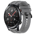 For Huawei Watch GT3 Pro 46mm Long & Short Sports Solid Color Silicone Watch Band Set(Grey) - Watch Bands by PMC TechLife | Online Shopping South Africa | PMC TechLife