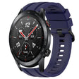 For Huawei Watch GT3 Pro 46mm Long & Short Sports Solid Color Silicone Watch Band Set(Midnight Blue) - Watch Bands by PMC TechLife | Online Shopping South Africa | PMC TechLife