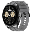 For Huawei Watch GT3  46mm Long & Short Sports Solid Color Silicone Watch Band Set(Grey) - Watch Bands by PMC TechLife | Online Shopping South Africa | PMC TechLife