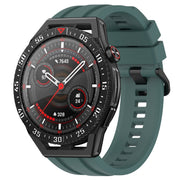 For Huawei Watch GT3 SE Long & Short Sports Solid Color Silicone Watch Band Set(Olive Green)