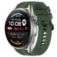 For Huawei Watch 3 Pro New Long & Short Sports Solid Color Silicone Watch Band Set(Dark Green) - Watch Bands by PMC TechLife | Online Shopping South Africa | PMC TechLife