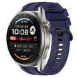For Huawei Watch 3 Pro New Long & Short Sports Solid Color Silicone Watch Band Set(Midnight Blue) - Watch Bands by PMC TechLife | Online Shopping South Africa | PMC TechLife