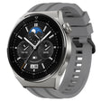 For Huawei Watch 3 Pro Long & Short Sports Solid Color Silicone Watch Band Set(Grey) - Watch Bands by PMC TechLife | Online Shopping South Africa | PMC TechLife