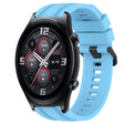 For Huawei Watch 3 Long & Short Sports Solid Color Silicone Watch Band Set(Sky Blue) - Watch Bands by PMC TechLife | Online Shopping South Africa | PMC TechLife