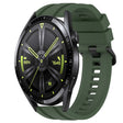 For Huawei Watch GT Runner Long & Short Sports Solid Color Silicone Watch Band Set(Dark Green) - Watch Bands by PMC TechLife | Online Shopping South Africa | PMC TechLife