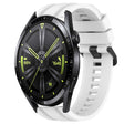 For Huawei Watch GT Runner Long & Short Sports Solid Color Silicone Watch Band Set(White) - Watch Bands by PMC TechLife | Online Shopping South Africa | PMC TechLife