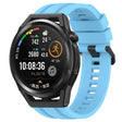 For Huawei Watch Buds Long & Short Sports Solid Color Silicone Watch Band Set(Sky Blue) - Watch Bands by PMC TechLife | Online Shopping South Africa | PMC TechLife