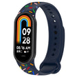 For Xiaomi Band 8 Sports Rainbow Dots Silicone Buckle Watch Band(Midnight Blue) - Watch Bands by PMC TechLife | Online Shopping South Africa | PMC TechLife