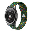 For Samsung Galaxy watch Active 40mm Sports Rainbow Dots Silicone Buckle Watch Band(Green) - Watch Bands by PMC TechLife | Online Shopping South Africa | PMC TechLife