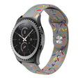For Samsung Galaxy watch Active 40mm Sports Rainbow Dots Silicone Buckle Watch Band(Gray) - Watch Bands by PMC TechLife | Online Shopping South Africa | PMC TechLife