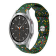 For Samsung Gear S2 Classic Sports Rainbow Dots Silicone Buckle Watch Band(Green) - Watch Bands by PMC TechLife | Online Shopping South Africa | PMC TechLife