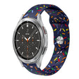 For Samsung Gear S2 Classic Sports Rainbow Dots Silicone Buckle Watch Band(Blue) - Watch Bands by PMC TechLife | Online Shopping South Africa | PMC TechLife