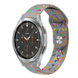 For Samsung Gear S2 Classic Sports Rainbow Dots Silicone Buckle Watch Band(Gray) - Watch Bands by PMC TechLife | Online Shopping South Africa | PMC TechLife