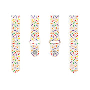 For Samsung Gear S2 Classic Sports Rainbow Dots Silicone Buckle Watch Band(Starlight Color)