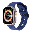 For Apple Watch 3 42mm Ripple Silicone Sports Watch Band(Dark Blue) - Watch Bands by PMC TechLife | Online Shopping South Africa | PMC TechLife