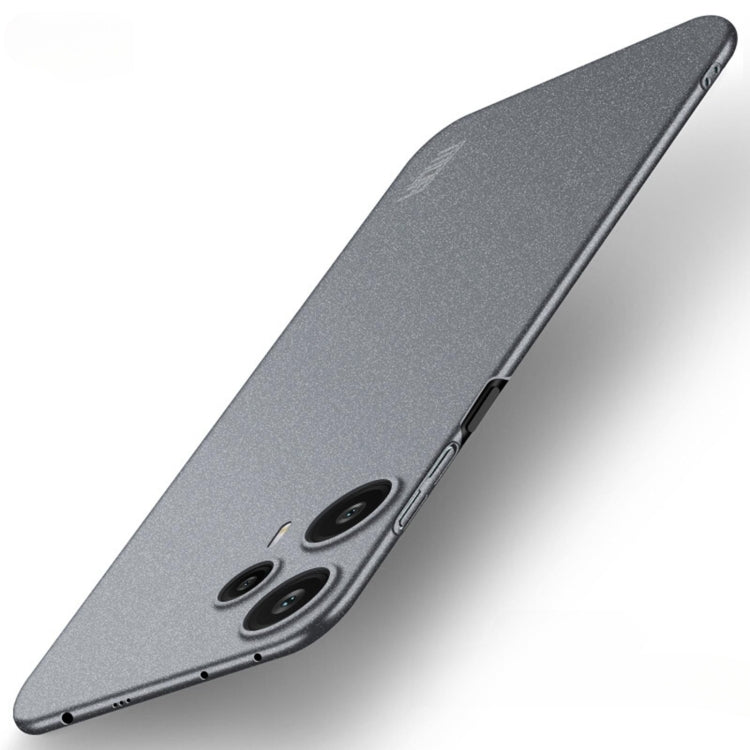 For Xiaomi Redmi Note 12 Turbo MOFI Fandun Series Frosted PC Ultra-thin All-inclusive Phone Case(Gray)
