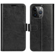 For iPhone 15 Pro R64 Texture Horizontal Flip Leather Phone Case(Black) - free shipping - PMC TechLife - Order now!