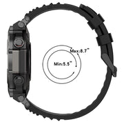 For Amazfit T-Rex Ultra Silicone Sports Watch Band(Dark Green)