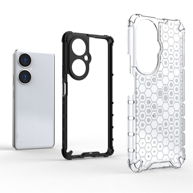 For Huawei Enjoy 60 Pro / nova 11i Shockproof Honeycomb Phone Case(Blue)