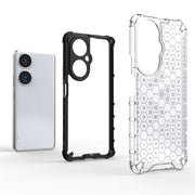 For Huawei Enjoy 60 Pro / nova 11i Shockproof Honeycomb Phone Case(Blue)