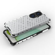 For Huawei Enjoy 60 Pro / nova 11i Shockproof Honeycomb Phone Case(Blue)