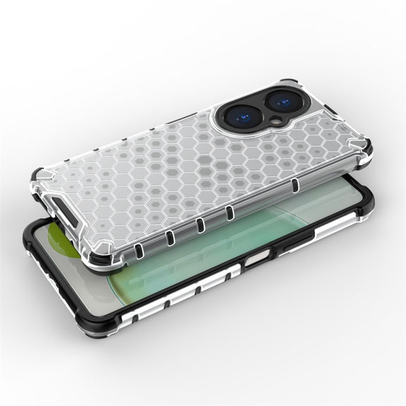 For Huawei Enjoy 60 Pro / nova 11i Shockproof Honeycomb Phone Case(Blue)