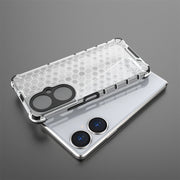 For Huawei Enjoy 60 Pro / nova 11i Shockproof Honeycomb Phone Case(Blue)