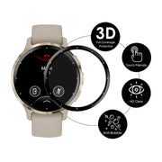 Compatible with Garmin Venu 3S ENKAY 3D Full Coverage Soft PC Edge + PMMA HD Screen Protector Film