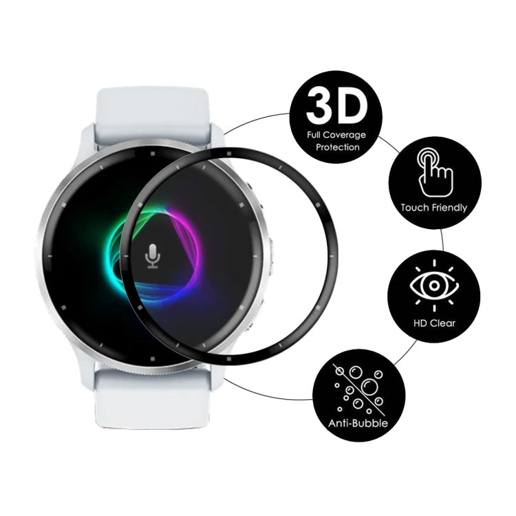 Compatible with Garmin Venu 3 2pcs ENKAY 3D Full Coverage Soft PC Edge + PMMA HD Screen Protector Film