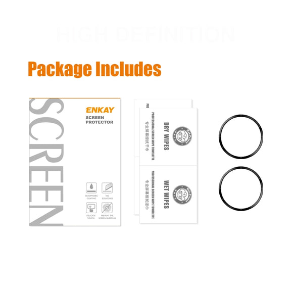 Compatible with Garmin Venu 3 2pcs ENKAY 3D Full Coverage Soft PC Edge + PMMA HD Screen Protector Film