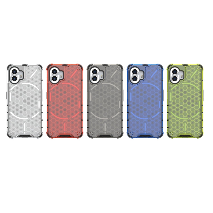 For Nothing Phone 2 Shockproof Honeycomb Phone Case(White)