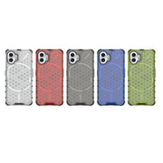 For Nothing Phone 2 Shockproof Honeycomb Phone Case(White)