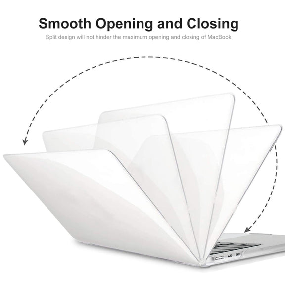 For MacBook Air 15.3 (A2941) ENKAY Hat-Prince Crystal Protective Case Cover Hard Shell(Red)