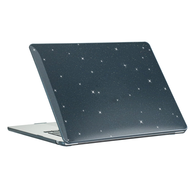 For MacBook Air 15.3 (A2941) ENKAY Hat-Prince Bling Crystal Protective Case Cover Hard Shell(Black)