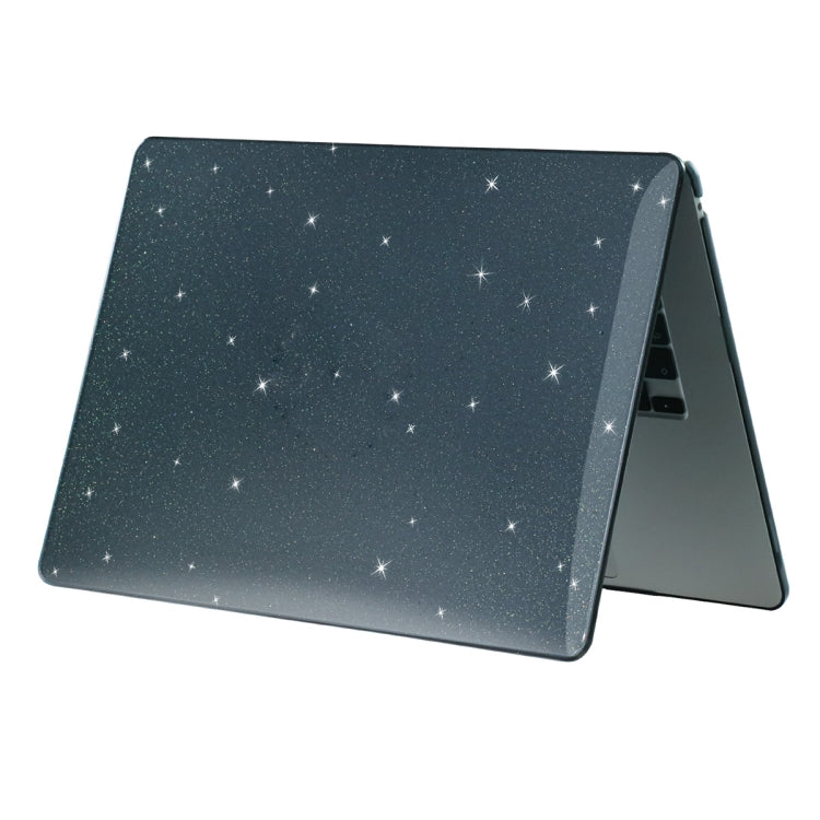 For MacBook Air 15.3 (A2941) ENKAY Hat-Prince Bling Crystal Protective Case Cover Hard Shell(Black)