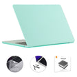 For MacBook Air 15.3 A2941 ENKAY EU Version 3 in 1 Matte Protective Case with TPU Keyboard Film & Anti-dust Plugs(Light Green) - MacBook Air Cases by ENKAY | Online Shopping South Africa | PMC TechLife | Buy Now Pay Later Mobicred