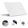 For MacBook Air 15.3 A2941 ENKAY EU Version 3 in 1 Matte Protective Case with TPU Keyboard Film & Anti-dust Plugs(White) - MacBook Air Cases by ENKAY | Online Shopping South Africa | PMC TechLife | Buy Now Pay Later Mobicred