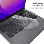 For MacBook Air 15.3 A2941 ENKAY EU Version 3 in 1 Matte Protective Case with TPU Keyboard Film & Anti-dust Plugs(Pink)