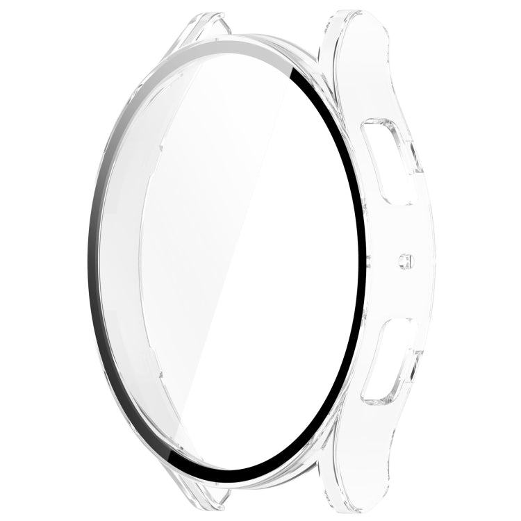 For Samsung Galaxy Watch6 40mm PC + Tempered Film Integrated Watch Protective Case(Transparent)