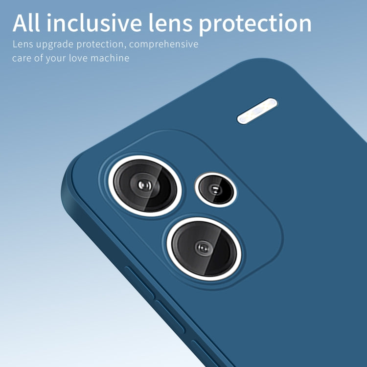 For Xiaomi Redmi Note 13 Pro+ PINWUYO Sense Series Liquid Silicone TPU Phone Case(Blue)